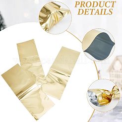 プラスチックパッケージバッグ20個  ギフト収納用品  鉄製タイ20本付き  rectngle  ライトカーキ  46.2x16.6x0.01cm&nbsp;ABAG-BBC0001-26B
