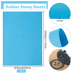 Synthetic Rubber Stamp Sheet&nbsp;DIY-WH0320-74