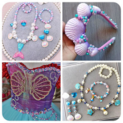 910Pcs 13 Colors Rainbow ABS Plastic Imitation Pearl Beads&nbsp;OACR-CD0001-10