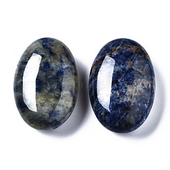 Natural Sodalite Oval Palm Stone&nbsp;G-T132-044