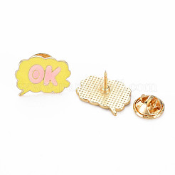 Word OK Enamel Pin&nbsp;PALLOY-S132-292