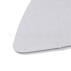 （訳あり商品）  炭素鋼カッティングダイステンシル  DIY革製造用  ティアドロップ  マットプラチナカラー  5.6x3.65x0.1cm  穴：2.5mm  内径：5.6x3.5のCM&nbsp;DIY-XCP0001-79
