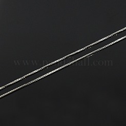 Anti-Tarnish Rhodium Plated Sterling Silver Necklaces&nbsp;X-STER-M034-38A