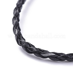 Trendy Braided Imitation Leather Bracelet Making&nbsp;X-BJEW-S076-002