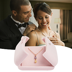 Velvet Pendant Box&nbsp;VBOX-WH0011-02