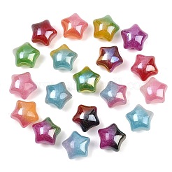 Two Tone Luminous Opaque Resin Beads&nbsp;RE-CBAC4C7-23