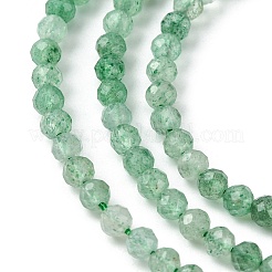 Natural Green Strawberry Quartz Beads Strands&nbsp;G-Z034-A02-03