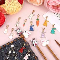 DIY Rabbit Knitting Tool Sets&nbsp;HJEW-SW00096-08