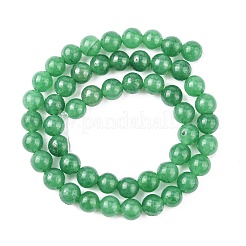 Natural White Jade Bead Strands&nbsp;G-R165-8mm-14