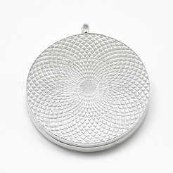 Alloy Diffuser Locket Pendants&nbsp;PALLOY-Q352-11