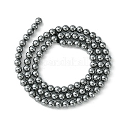 テラヘルツストーンビーズ連売り  ラウンド  4mm  穴：0.8mm  約92個/連  15.24''（38.7センチメートル）&nbsp;G-Z034-B13-02