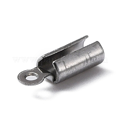 316 Surgical Stainless Steel Folding Crimp Ends&nbsp;FIND-WH0045-46B