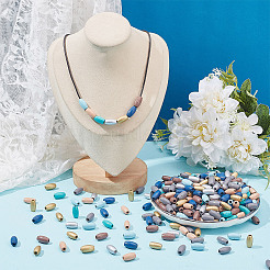 816Pcs Schima Wood Beads&nbsp;WOOD-AR0001-50