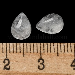 天然水晶カボション  ロッククリスタルティアドロップ  8x6x3mm&nbsp;G-Q173-02B-15