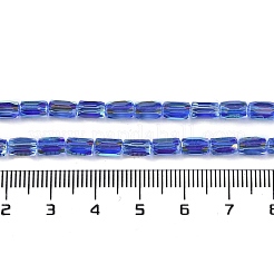 Electroplate Glass Chevron Beads Strands&nbsp;GLAA-Q101-02A-AB03