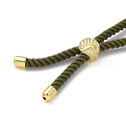 Cotton Cord Bracelet Making&nbsp;KK-F758-03-08-G