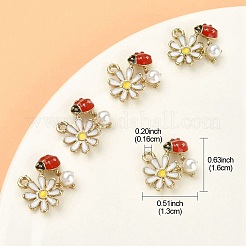 Alloy Enamel Pendants&nbsp;ENAM-YW0003-44