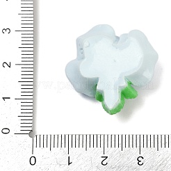Opaque Resin Flowers Cabochons&nbsp;LS-RESI-R463-02E