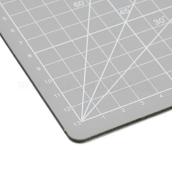 A5プラスチックカッティングマット  まな板  クラフトアート用  長方形  ライトグレー  14.8x21cm&nbsp;WG45171-04