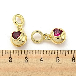 Brass with Cubic Zirconia Pendants&nbsp;FIND-Z023-20C