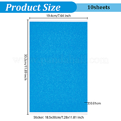 3Dプリンターシート  青いマスキングテープ  長方形  ドジャーブルー  302x194x0.1mm&nbsp;AJEW-WH0554-15C