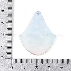 海洋生物シリーズ 扇形アクリルパーツ  ヒトデ  37.5x30x2mm  穴：1.8mm&nbsp;OACR-Q101-03D