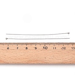 304ステンレススチールヘッドピン  ステンレス鋼色  70mm  ヘッド：2mm  100個/セット&nbsp;STAS-T065-70mm-20P