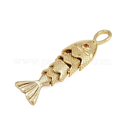 Brass Micro Pave Cubic Zirconia Beads&nbsp;KK-D409-11G