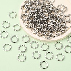 Tarnish Resistant 304 Stainless Steel Open Jump Rings&nbsp;STAS-N015-10-6x0.8mm