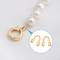 1200Pcs Brass Wire Guardian and Protectors&nbsp;KK-SP0001-98G
