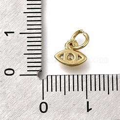 Brass Micro Pave Clear Cubic Zirconia Pendants&nbsp;ZIRC-I070-026G