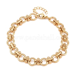 304 Stainless Steel Link Chain Bracelets for Women&nbsp;BJEW-H207-01D-G