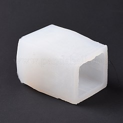 クリスマスのテーマDIYハウスキャンドルシリコーン型  香りのよいキャンドル作りに  ホワイト  68x55x50mm  内径：32x33mm&nbsp;DIY-G049-02
