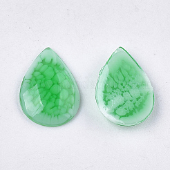エポキシ樹脂カボション  ティアドロップ  ライムグリーン  11.5~12x7.5~8x3mm&nbsp;CRES-S361-04A-06