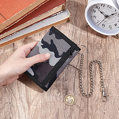 Polyester Wallet Card Holder with Detachable Chains&nbsp;AJEW-CY0003-19B