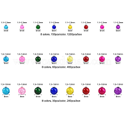 1920~2480Pcs 3 Style Spray Painted Crackle Glass Beads&nbsp;CCG-CJ0001-05