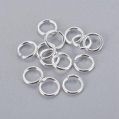 変色しにくい304ステンレススチール製オープン丸カン  銀  8x1.2mm  内径：5.7mm&nbsp;STAS-E464-09C-S