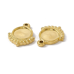 PVD Vacuum Plating 304 Stainless Steel Pendant Cabochon Settings&nbsp;STAS-E169-10G
