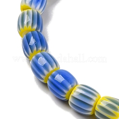 Handmade Lampwork Chevron Beads Strands&nbsp;LAMP-K041-01A-04