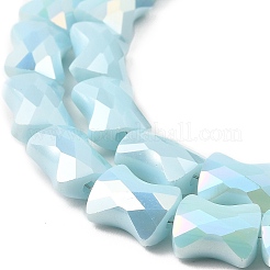 AB Color Plate Glass Beads Strands&nbsp;EGLA-P051-06A-B08