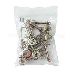6Pcs 2 Colors Tibetan Style Alloy Pendants&nbsp;FIND-FS0002-58