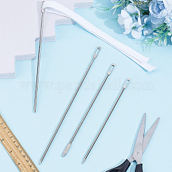 4個 4スタイル チタンスチールターナー  縫製用具  ステンレス鋼色  177~249x6.5~7x4mm  穴：13.5x3.8~4mm  1個/スタイル&nbsp;DIY-CY0003-84