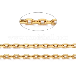 PVD Vacuum Plating 304 Stainless Steel Cable Chains&nbsp;CHS-D033-03G-01