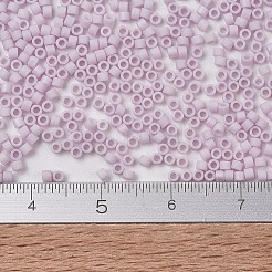 MIYUKIデリカビーズ  シリンダー  日本製シードビーズ  11/0  （db1524)マット不透明な淡いバラab  1.3x1.6mm  穴：0.8mm  約10000個/袋  50 G /袋&nbsp;SEED-X0054-DB1524