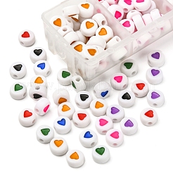7 Colors Opaque Acrylic Beads&nbsp;MACR-YW0001-76