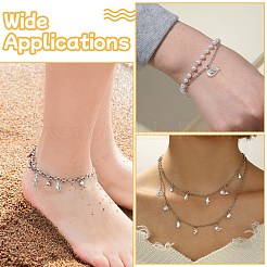40Pcs 10 Style Ocean Theme 304 Stainless Steel Charms&nbsp;STAS-CJ0002-76