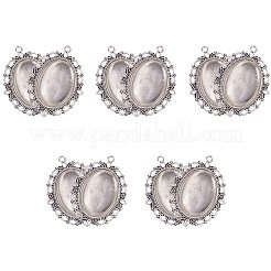 Oval Clear Glass Cabochon Cover&nbsp;DIY-PH0018-96AS