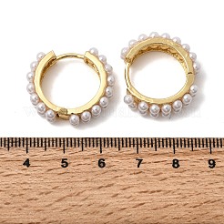 Round Brass Hoop Earrings&nbsp;EJEW-H180-11G