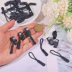 36 Sets 3 Styles Detachable Plastic & Metal Zipper Slider Puller&nbsp;FIND-CA0009-86