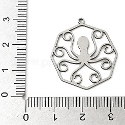 Ocean Theme 201 Stainless Steel Pendants&nbsp;STAS-G366-08P-02